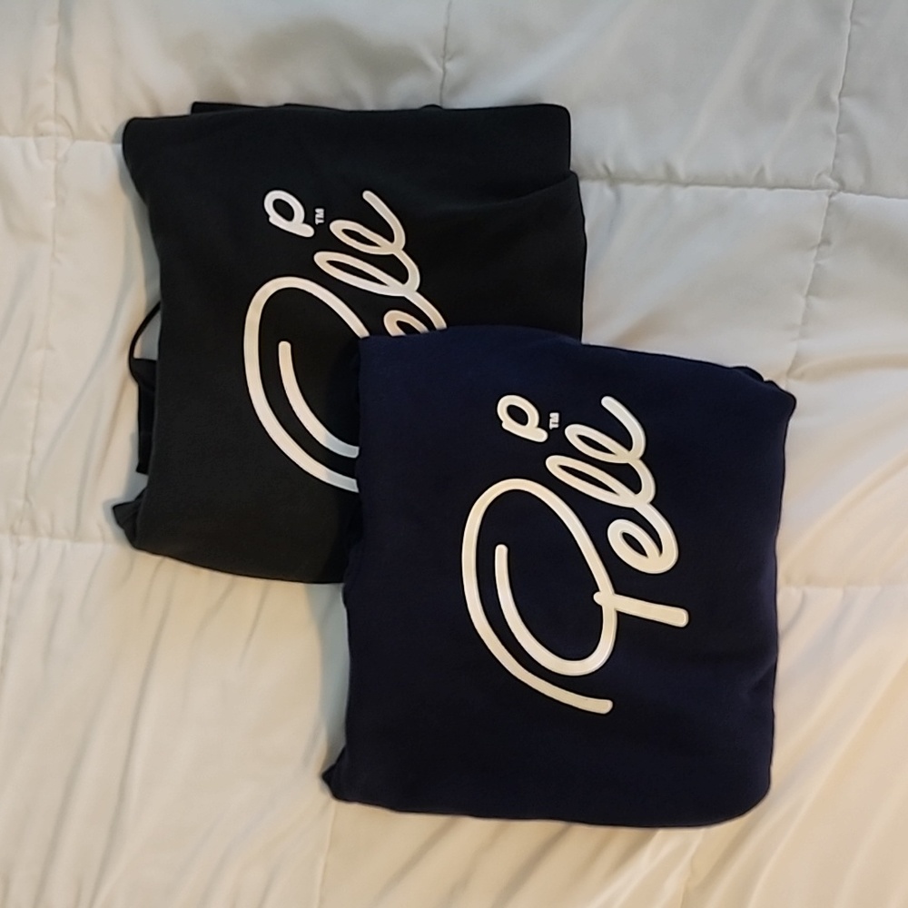Pelé Hoodies, Black and Navy
